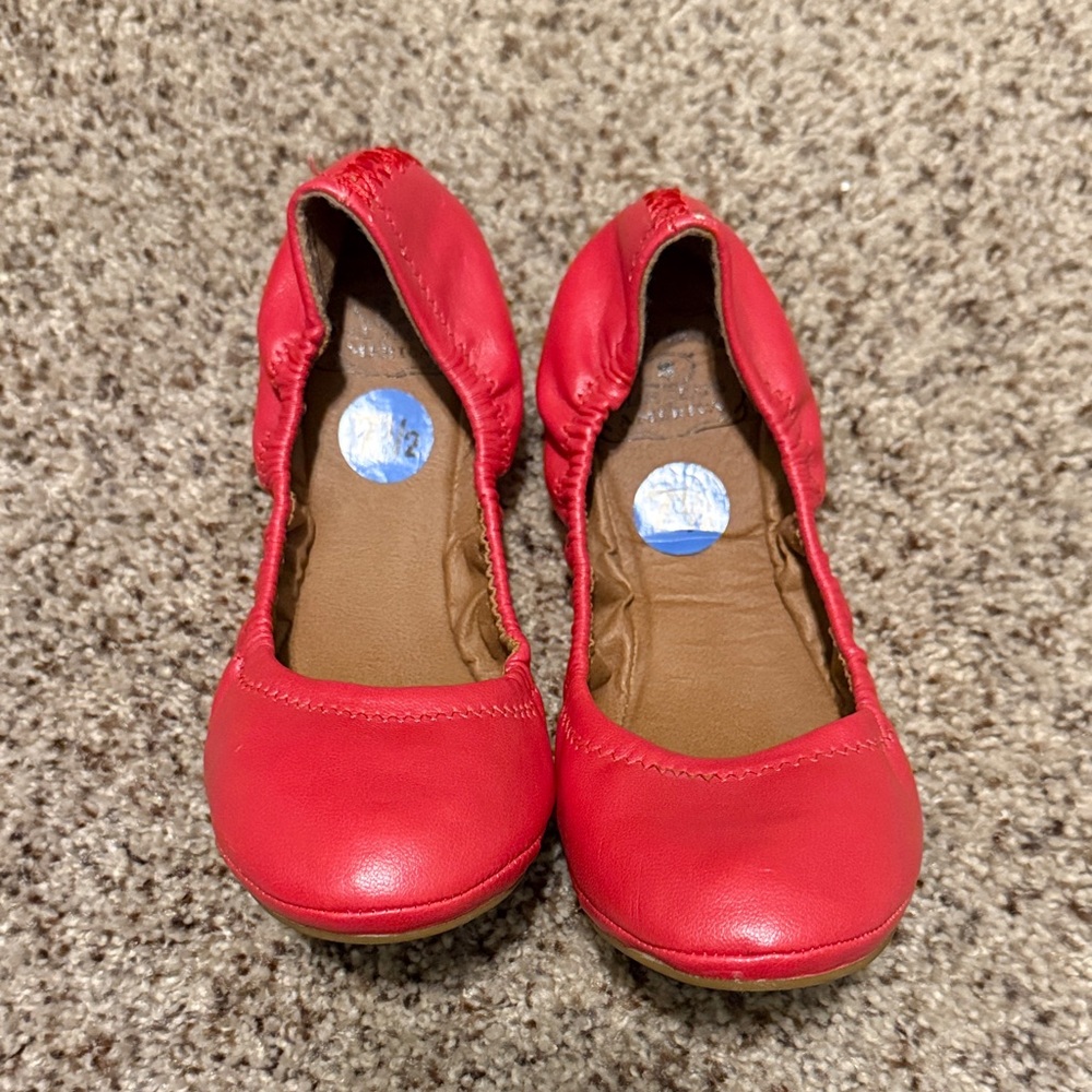 Lucky Brand Red Ballet Flats